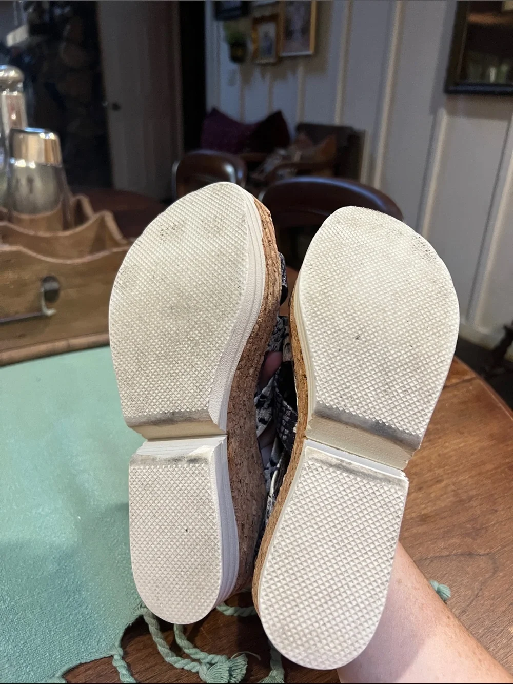 Homers Artisan Cork Platform Wedges